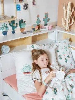 8 Grands Stickers Cactus Vert / Multicolore - Vertbaudet -Boutique Bébé 8 grands stickers cactus 2