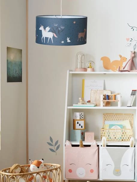 Abat-jour Pour Suspension FORÊT ENCHANTEE Bleu - Vertbaudet 2 Abat-jour Pour Suspension FORÊT ENCHANTEE Bleu - Vertbaudet – Image 2