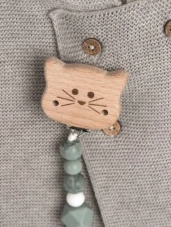 Attache-sucette LÄSSIG Little Chums Gris/chat - Lassig 9 Attache-sucette LÄSSIG Little Chums Gris/chat - Lassig -Boutique Bébé attache sucette lassig little chums 3