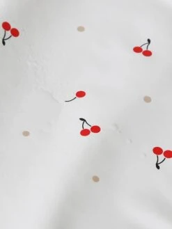 Bavoir Tablier Manches Longues Avec Col Rose Imprimé - Vertbaudet -Boutique Bébé bavoir tablier manches longues avec col 3