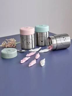Boîte à Lunch Thermos Repas LÄSSIG Little Chums Menthe/chien - Lassig -Boutique Bébé boite a lunch thermos repas lassig little chums 4