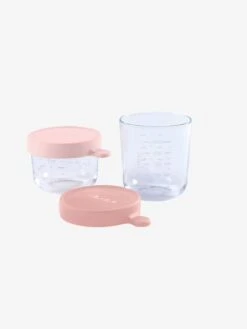 Coffret De 2 Pots De Conservation En Verre BEABA Airy Green/ Light Mist - Beaba 6 Coffret De 2 Pots De Conservation En Verre BEABA Airy Green/ Light Mist - Beaba -Boutique Bébé coffret de 2 pots de conservation en verre beaba 2