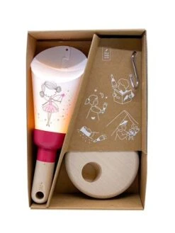 Coffret Lampe Nomade 5 En 1 Petite Fée MAISON POLOCHON Rose - Polochon -Boutique Bébé coffret lampe nomade 5 en 1 petite fee maison polochon 3