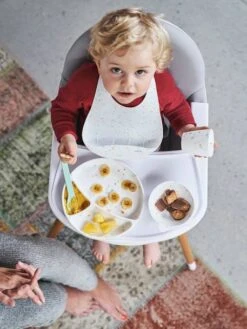 Coffret Repas En Silicone Set Baby Blue - Vertbaudet -Boutique Bébé coffret repas en silicone 4