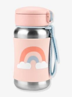 Gourde Acier Avec Paille SKIP HOP Whimz Rose/arc En Ciel - Skip Hop -Boutique Bébé gourde acier avec paille skip hop whimz 3