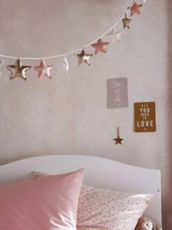 Guirlande étoiles Magie Rose Rose - Vertbaudet -Boutique Bébé guirlande etoiles magie rose 5