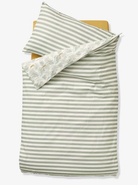 Housse De Couette Bébé TREK Oeko-Tex® Blanc Imprimé - Vertbaudet 2 Housse De Couette Bébé TREK Oeko-Tex® Blanc Imprimé - Vertbaudet – Image 2