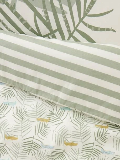 Housse De Couette Bébé TREK Oeko-Tex® Blanc Imprimé - Vertbaudet 4 Housse De Couette Bébé TREK Oeko-Tex® Blanc Imprimé - Vertbaudet – Image 4