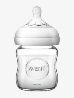 Kit Nouveau-né : 3 Biberons En Verre + Sucette Philips AVENT Natural Transparent - Philips Avent -Boutique Bébé kit nouveau ne 3 biberons en verre sucette philips avent natural 3
