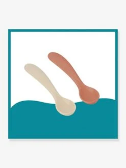 Kit Repas Silicone BABYMOOV Grow’Isy Vert/terracotta - Babymoov -Boutique Bébé kit repas silicone babymoov growisy 4