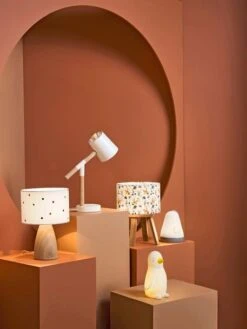 Lampe De Chevet Sur Pieds HANOÏ Blanc - Vertbaudet -Boutique Bébé lampe de chevet sur pieds hanoi 3