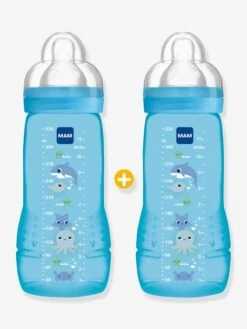 Lot De 2 Biberons 330 Ml MAM Easy Active 2e âge Fairy Tale Lot De 2 Rose - Mam