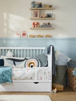 Lot De 2 Coussins SOUS L'OCÉAN Bleu - Vertbaudet -Boutique Bébé lot de 2 coussins sous locean 3