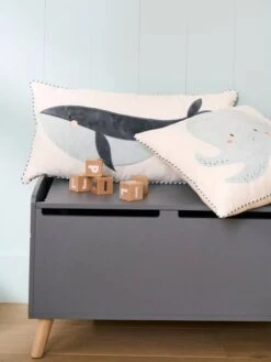 Lot De 2 Coussins SOUS L'OCÉAN Bleu - Vertbaudet -Boutique Bébé lot de 2 coussins sous locean 5