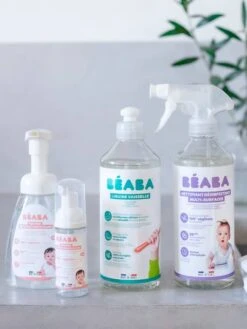 Lot De 2 Flacons De Liquide Vaisselle (500 Ml) BEABA Blanc - Beaba -Boutique Bébé lot de 2 flacons de liquide vaisselle 500 ml beaba 2