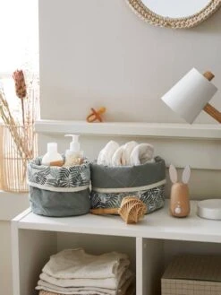 Lot De 2 Paniers Réversibles HANOÏ Beige - Vertbaudet 5 Lot De 2 Paniers Réversibles HANOÏ Beige - Vertbaudet -Boutique Bébé lot de 2 paniers reversibles hanoi 2