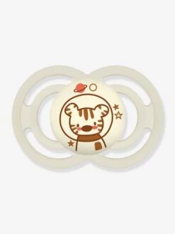 Lot De 2 Sucettes En Silicone MAM Perfect Nuit 18+ Gris + Beige - Mam -Boutique Bébé lot de 2 sucettes en silicone mam perfect nuit 18 2