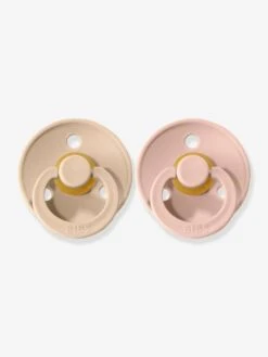 Lot De 2 Sucettes-tétines BIBS Colour, Taille 1 De 0 à 6 Mois Blush & Vanilla - Bibs -Boutique Bébé lot de 2 sucettes tetines bibs colour taille 1 de 0 a 6 mois 2