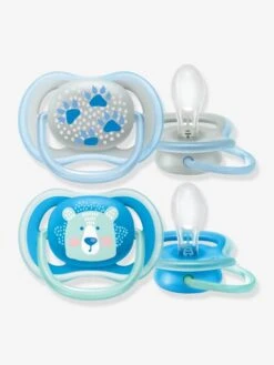 Lot De 2 Sucettes Ultra Air Animals 2e âge Philips AVENT Pingouin + éléphant - Philips Avent -Boutique Bébé lot de 2 sucettes ultra air animals 2e age philips avent 4