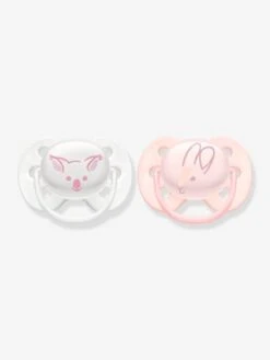 Lot De 2 Sucettes Ultra Douces 1er âge Philips AVENT Lapin Blanc - Philips Avent -Boutique Bébé lot de 2 sucettes ultra douces 1er age philips avent 5