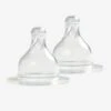 Lot De 2 Tétines Liquide épais Pour Biberons Verre Col Large BÉABA Transparent - Beaba