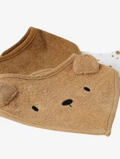 Lot De 3 Bavoirs Bandanas En éponge Et Gaze De Coton Caramel - Vertbaudet -Boutique Bébé lot de 3 bavoirs bandanas en eponge et gaze de coton 4