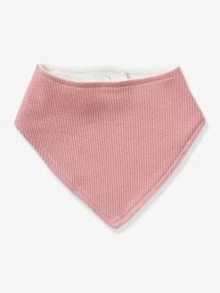 Lot De 3 Bavoirs Bandanas En Nid D'abeille Imprimé Coeurs - Vertbaudet -Boutique Bébé lot de 3 bavoirs bandanas en nid dabeille 3