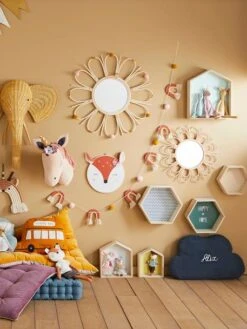 Lot De 3 étagères Hexagones Enfant Bois/multicolore - Vertbaudet -Boutique Bébé lot de 3 etageres hexagones enfant 4