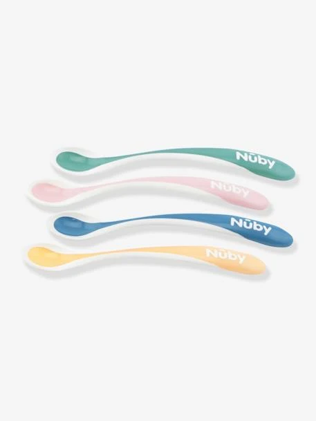 Lot De 4 Cuillères Bébé Thermosensibles NUBY Aléatoire - Nuby 1 Lot De 4 Cuillères Bébé Thermosensibles NUBY Aléatoire - Nuby