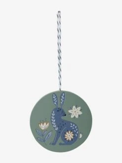 Lot De 6 Boules Plates De Noël Scandinave Bois - Vertbaudet -Boutique Bébé lot de 6 boules plates de noel scandinave 5