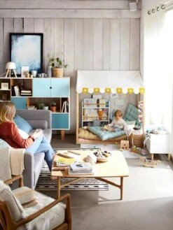 Matelas De Sol Bleu/vert - Vertbaudet -Boutique Bébé matelas de sol 2