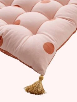 Matelas De Sol à Pompons MINI MAXI POIS Rose - Vertbaudet -Boutique Bébé matelas de sol a pompons mini maxi pois 2