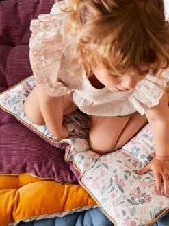 Matelas De Sol Bi-matière VICTORIA Prune - Vertbaudet -Boutique Bébé matelas de sol bi matiere victoria 3