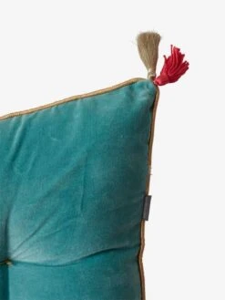 Matelas De Sol Velours Eden India Vert / Rose - Vertbaudet -Boutique Bébé matelas de sol velours eden india 5