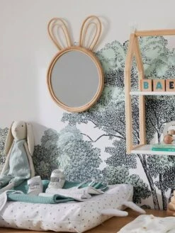 Miroir Rotin Lapin Rotin - Vertbaudet -Boutique Bébé miroir rotin lapin 2