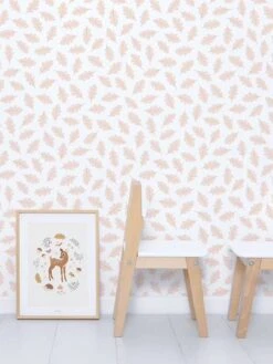 Papier Peint Feuillage D'automne Joro LILIPINSO Marron - Lilipinso -Boutique Bébé papier peint feuillage dautomne joro lilipinso 3