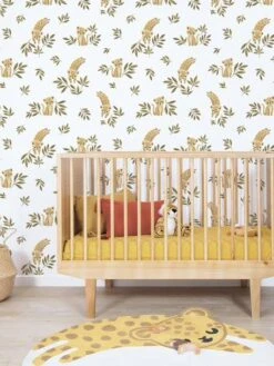 Papier Peint Léopard Savane Felidae LILIPINSO Ocre - Lilipinso 5 Papier Peint Léopard Savane Felidae LILIPINSO Ocre - Lilipinso -Boutique Bébé papier peint leopard savane felidae lilipinso 2