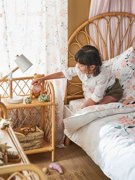 Rideau Voilage EAU DE ROSE écru / Rose - Vertbaudet 2 Rideau Voilage EAU DE ROSE écru / Rose - Vertbaudet – Image 2