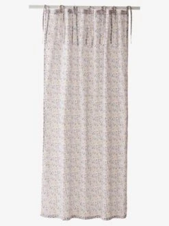 Rideau Voilage PLACE DU LILAS écru / Multicolore - Vertbaudet -Boutique Bébé rideau voilage place du lilas 2