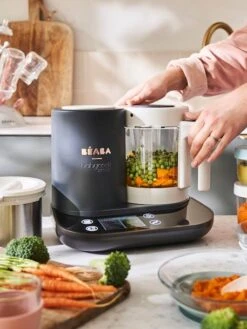 Robot Connecté BEABA Babycook Smart Gris Anthracite/blanc - Beaba -Boutique Bébé robot connecte beaba babycook smart 4