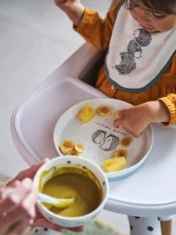 Set Vaisselle En Céramique Et Silicone HANOÏ Hérissons - Vertbaudet -Boutique Bébé set vaisselle en ceramique et silicone hanoi 3