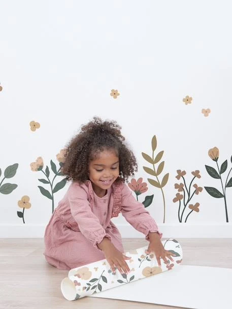 Stickers Feuilles Fleurs Bloem LILIPINSO Multicolore - Lilipinso 2 Stickers Feuilles Fleurs Bloem LILIPINSO Multicolore - Lilipinso – Image 2