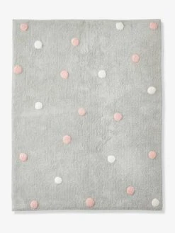 Tapis Confetti Gris Imprimé - Vertbaudet