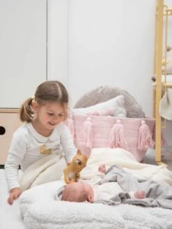 Tapis Coton Lavable Ailes Puffy Wings LORENA CANALS Bleu Grisé - Lorena Canals -Boutique Bébé tapis coton lavable ailes puffy wings lorena canals 2