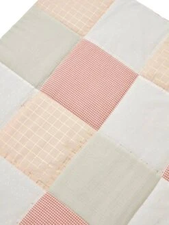 Tapis De Sol Patchwork GIRLY VICHY Rose / Multicolore - Vertbaudet -Boutique Bébé tapis de sol patchwork girly vichy 2