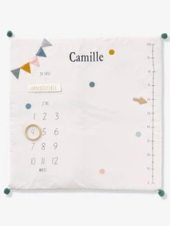 Tapis Photo Bébé Personnalisable écru / Vert - Vertbaudet -Boutique Bébé tapis photo bebe personnalisable 2