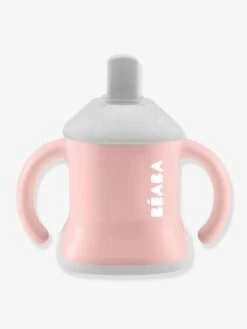 Tasse D'apprentissage BEABA 'Evoluclip' 3 En 1 Old Pink - Beaba -Boutique Bébé tasse dapprentissage beaba evoluclip 3 en 1 2