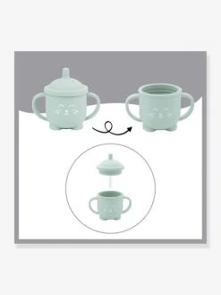 Tasse Isy BABYMOOV Vert Sauge - Babymoov -Boutique Bébé tasse isy babymoov 2