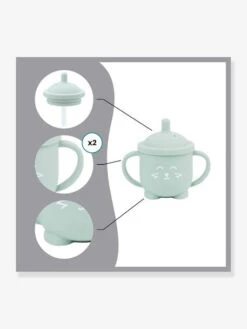 Tasse Isy BABYMOOV Vert Sauge - Babymoov -Boutique Bébé tasse isy babymoov 3