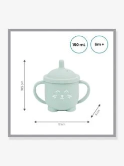 Tasse Isy BABYMOOV Vert Sauge - Babymoov -Boutique Bébé tasse isy babymoov 5